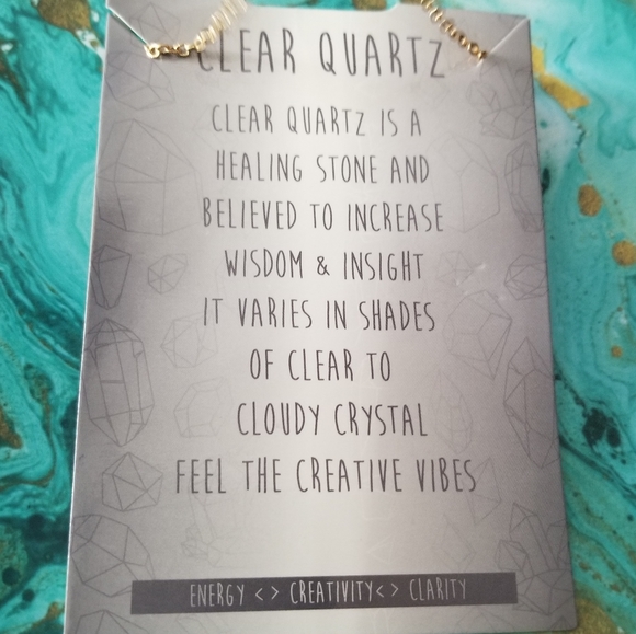 Clear Quartz Necklace - Picture 3 of 3